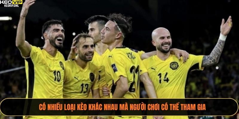 Tỷ Lệ Kèo Malaysia Tỷ Lệ Bóng Đá - Đọc Kèo Và Đặt Cược 2025 3 Có nhiều loại kèo khác nhau mà người chơi có thể tham gia